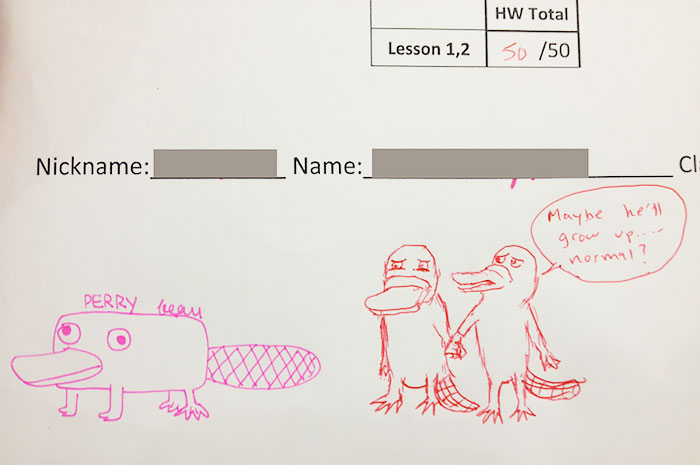 This Teacher Hilariously Finishes The Doodles Of His Students