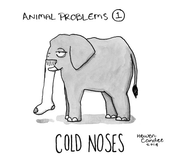 Artist Turns Animal Problems Into Cute Comics