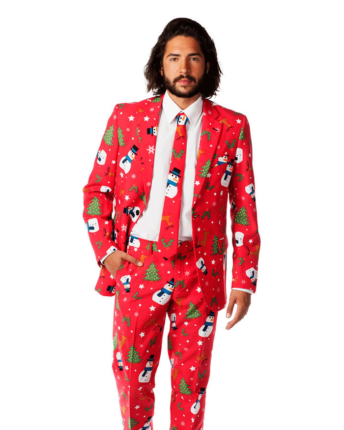 Ugly Christmas Sweaters Turned Into Stylish Suits