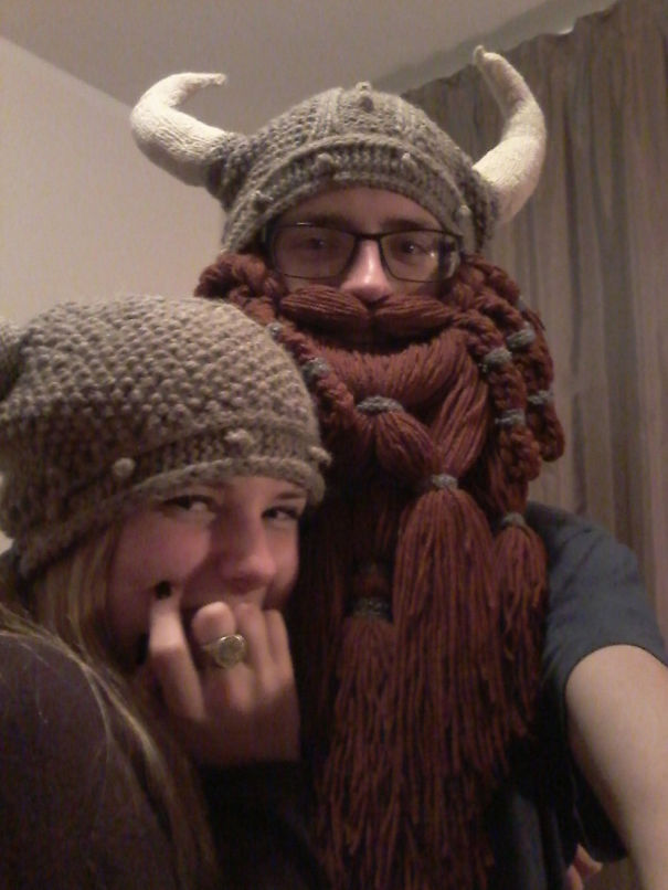 Hat Made By My Awesome Girlfriend With Gloins Beard^^