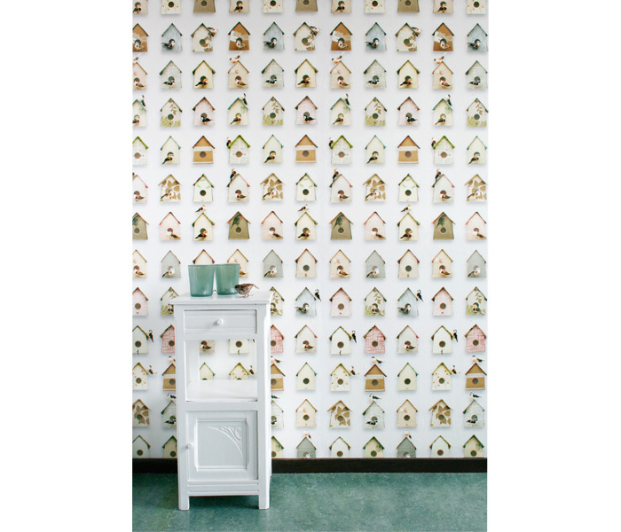 Birdhouse Wallpaper