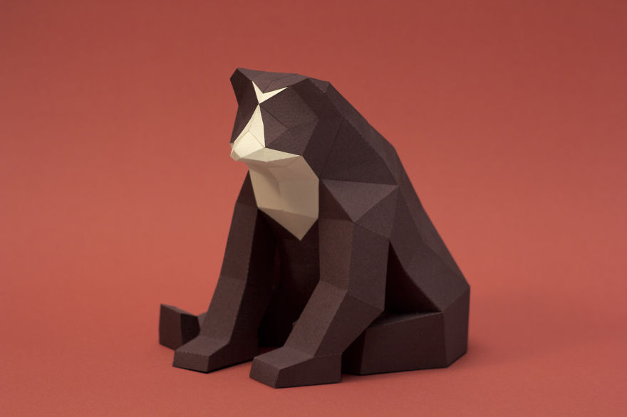 We Are A Couple Of Artists Who Create Lowpoly Animals From Paper | Bored  Panda