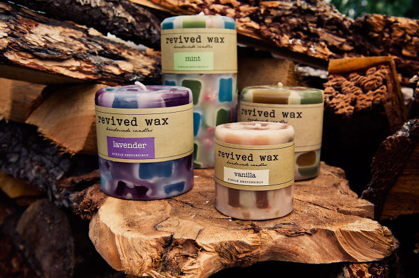 Revived Wax Candles- Turning Your Trash Into Treasures!