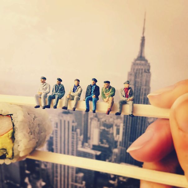 Agency Life Told In Miniature Figures