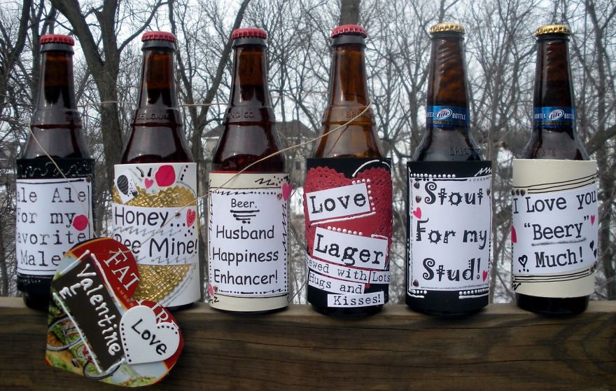 Valentine Beer Labels