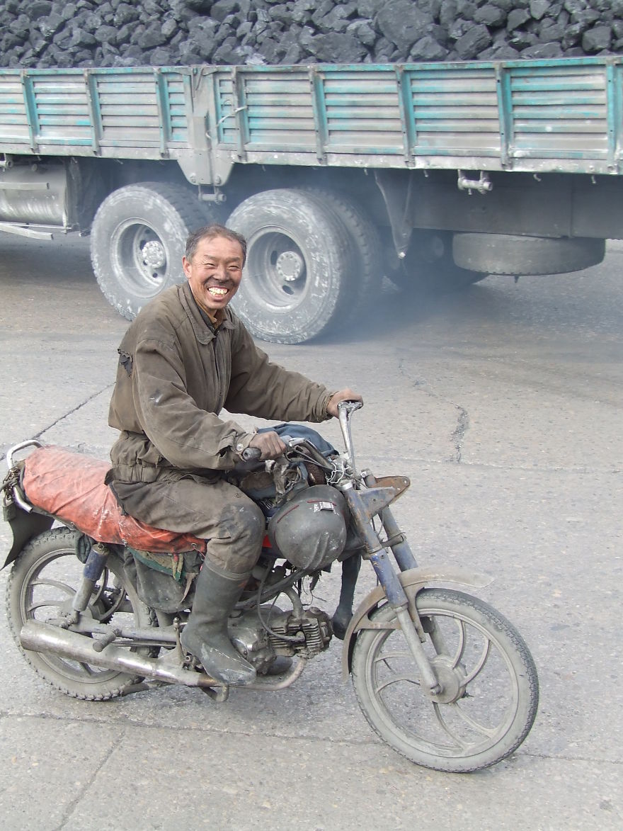 Coming Home From The Coal Mine - Near Datong, China