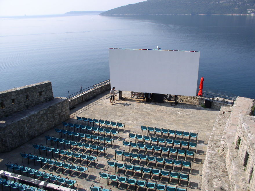 Summer Cinema Forte Mare Fortress Herceg Novi, Montenegro