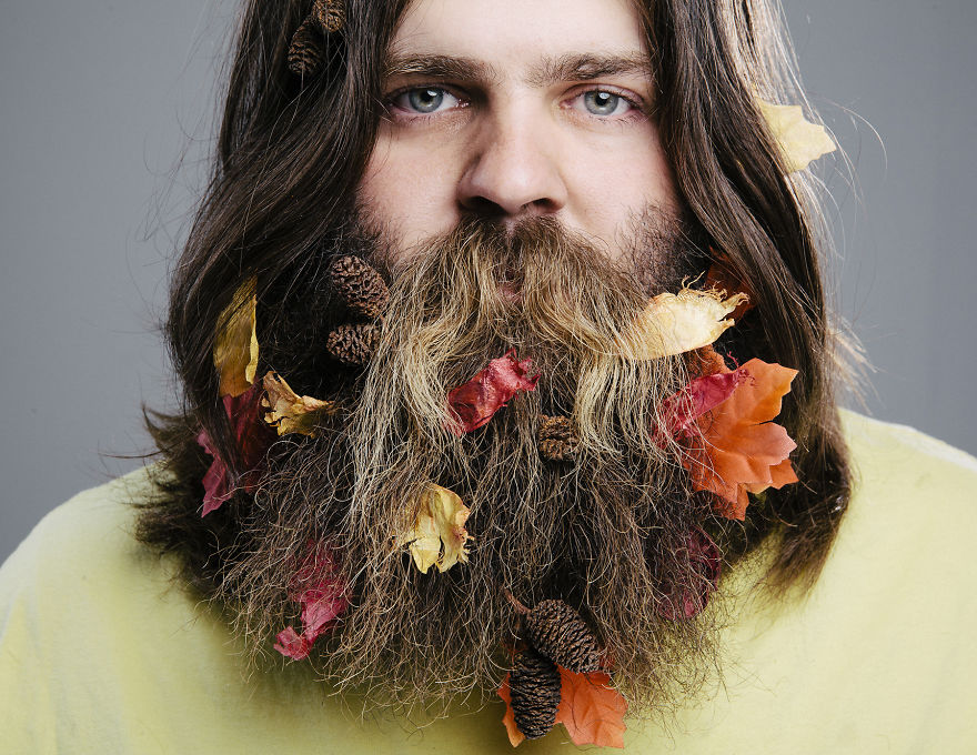 Image result for decorate beard with feathers