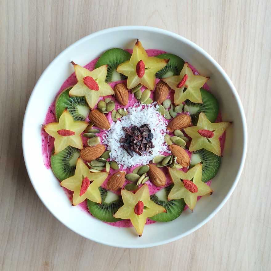 I Arrange My Vegan Food Into Detailed Bowl Mandalas