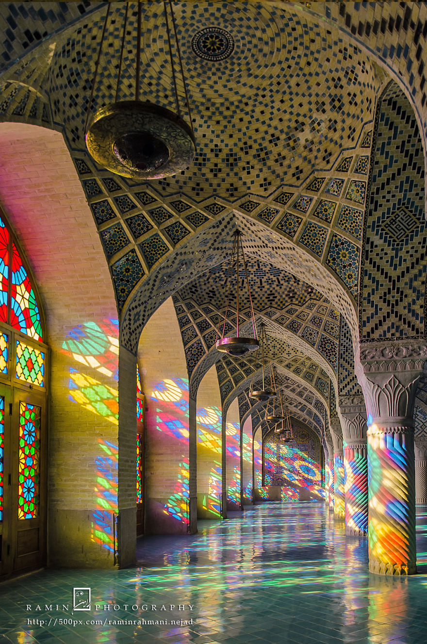 15 Amazing View Of Nasir Ol-mulk Mosque In Shiraz - Iran.