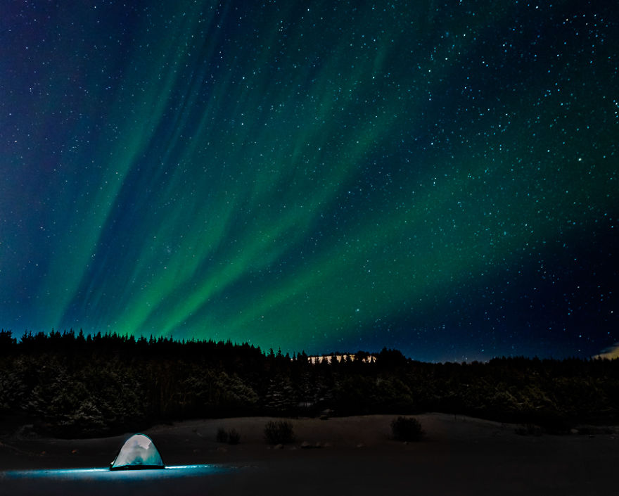 Under The Night Sky - Iceland - Photograper: Olafur Thorisson