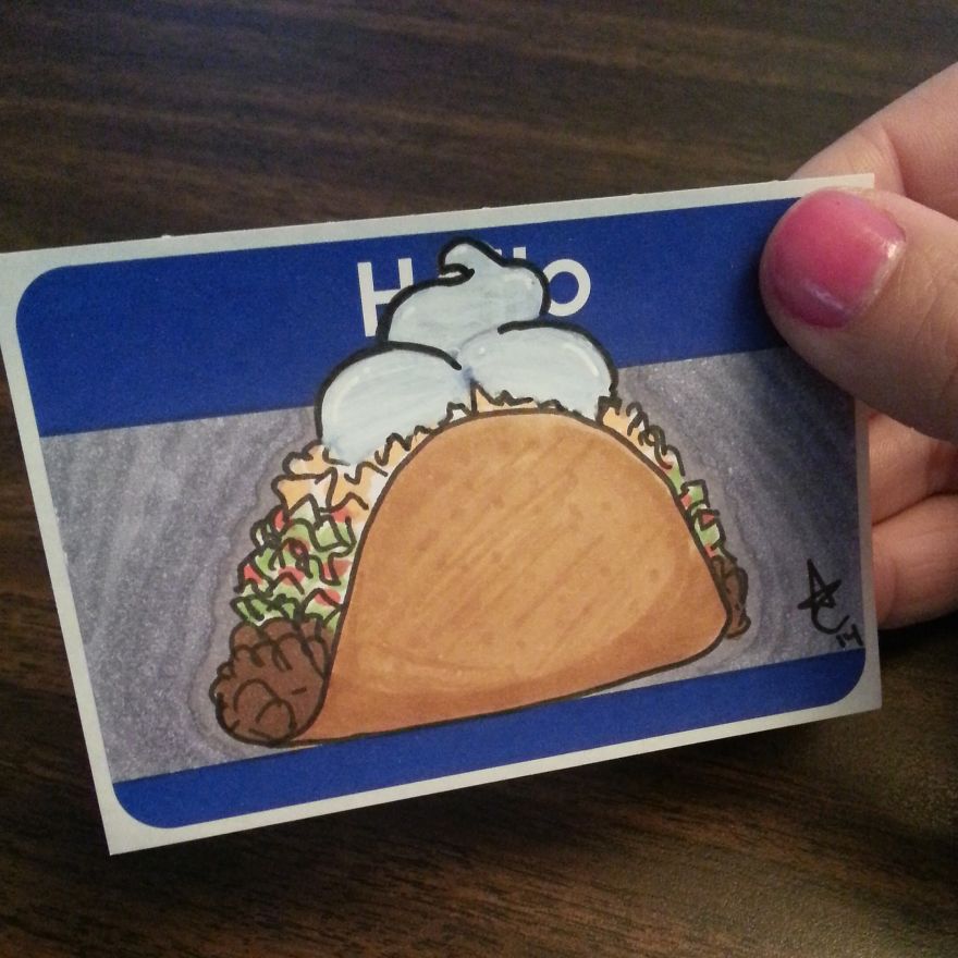 I Draw Cute Food Stickers With Pens And Markers