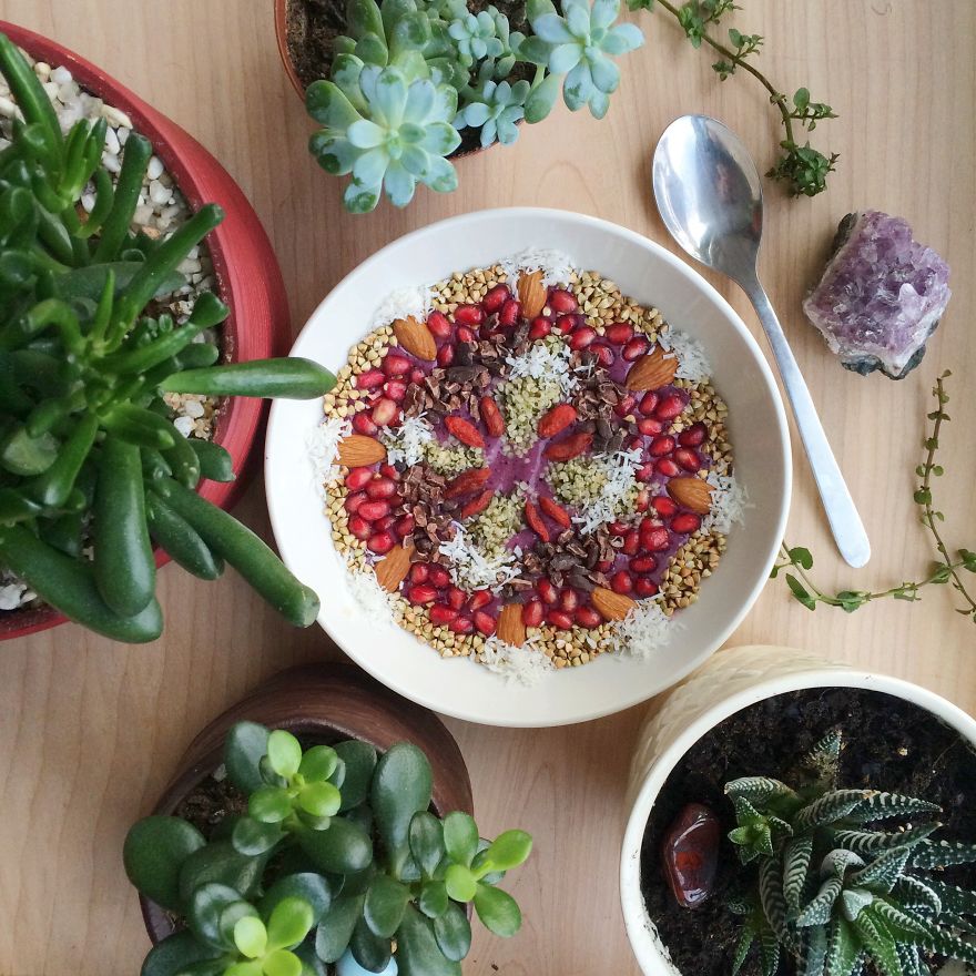 I Arrange My Vegan Food Into Detailed Bowl Mandalas