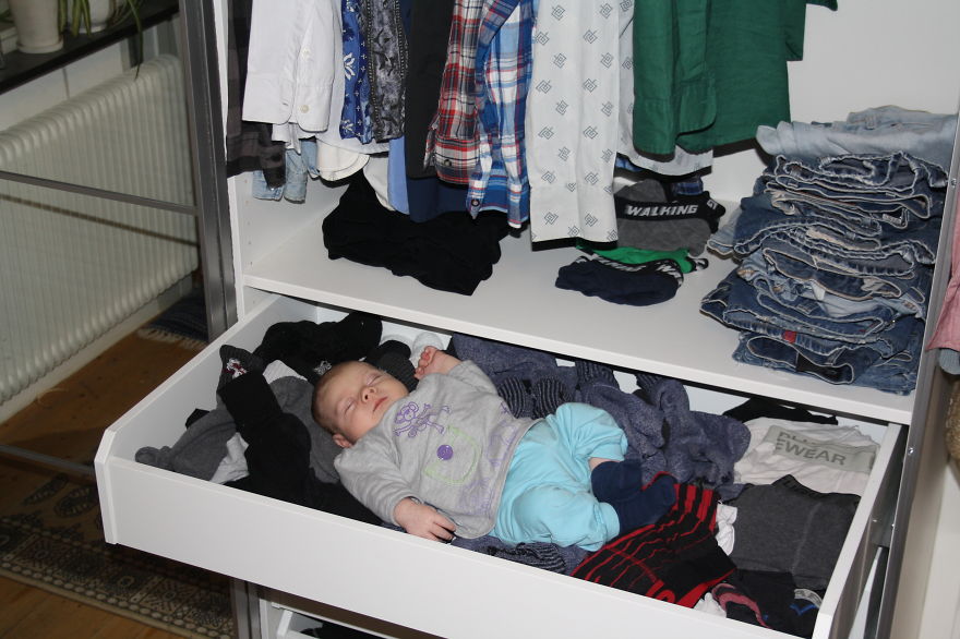 My Son Is So Small He Can Fit Almost Everywhere