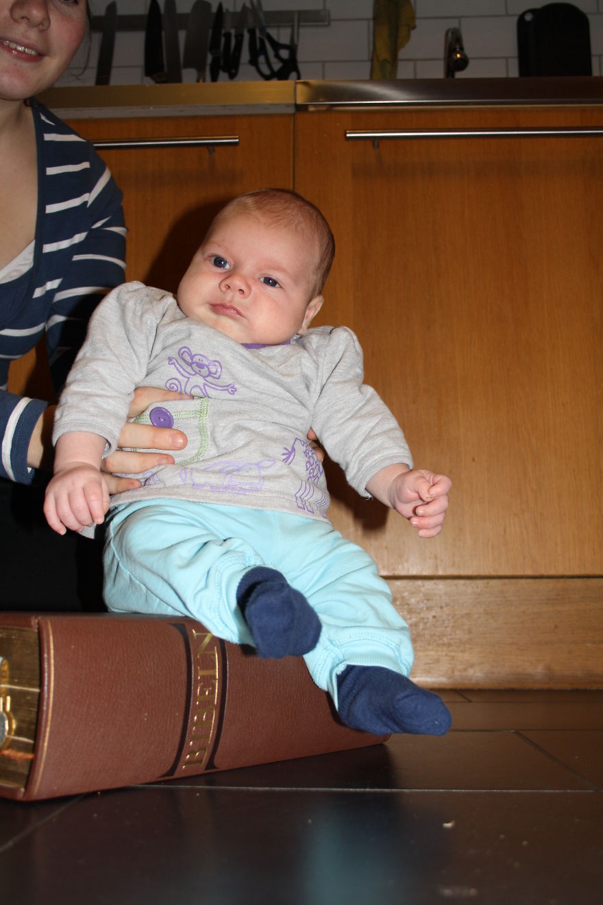 My Son Is So Small He Can Fit Almost Everywhere