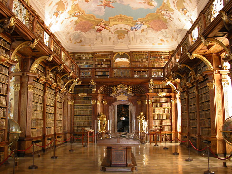 Melk Abbey Library - Melk, Austria
