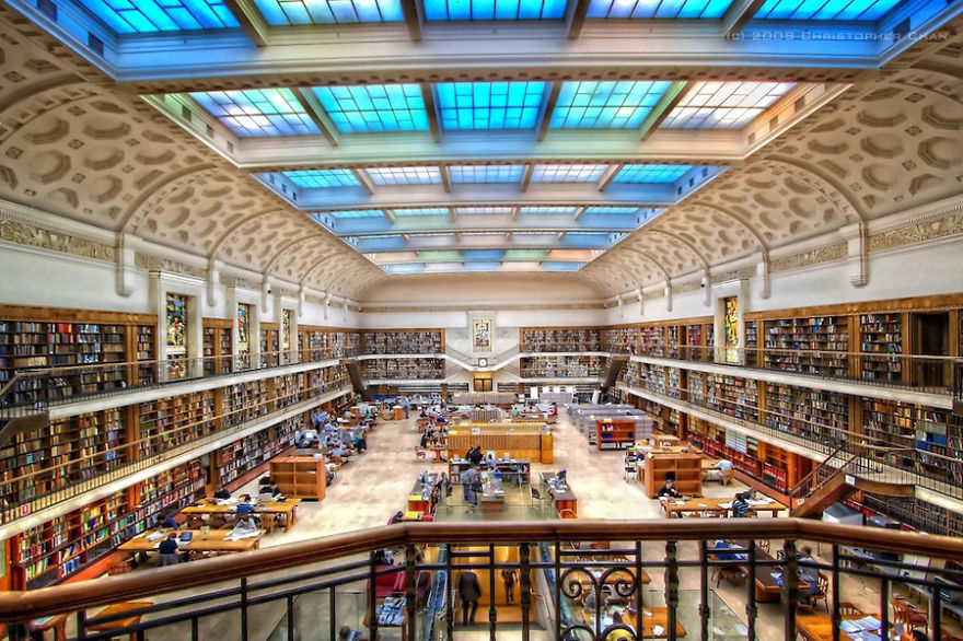 Reading Room, State Library Of Nsw, Sydney, Australia