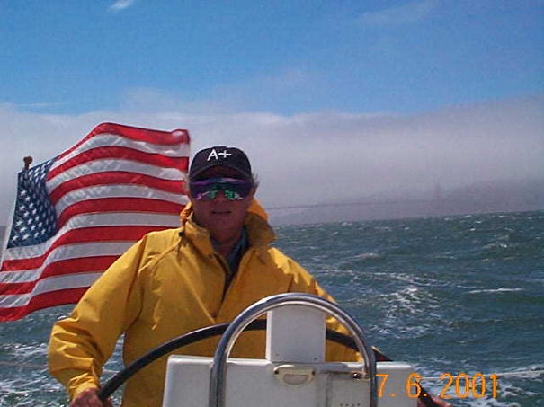 Derek Parker, 81, Sailing A 35 Ft Sail Boat On San Francisco Bay Singlehanded