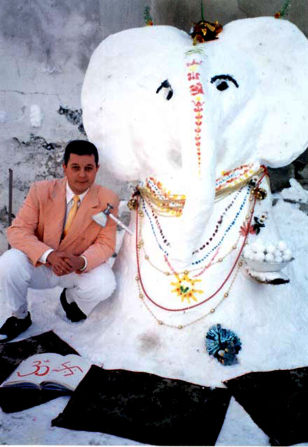 Snow Ganesha