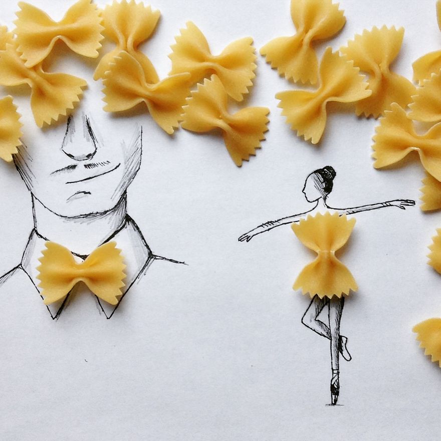 17-Year-Old Artist Creates Interactive Illustrations Using Everyday Objects