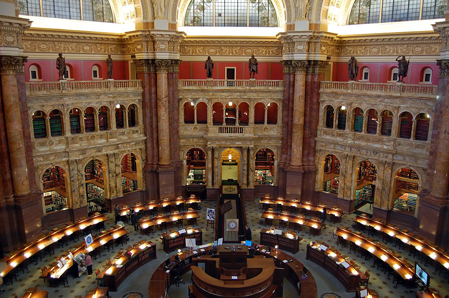 The Library Of Congress, Washington, D.c., Usa