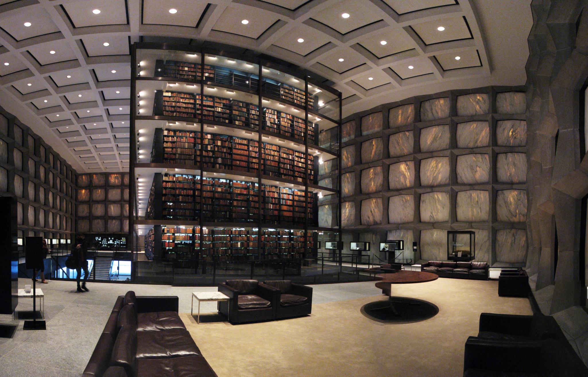 Beinecke Rare Book & Manuscript Library, Yale University, Connecticut, Usa