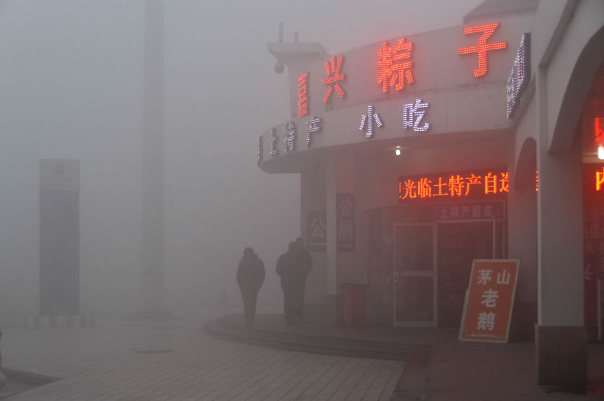 Morning Smog In Beijing