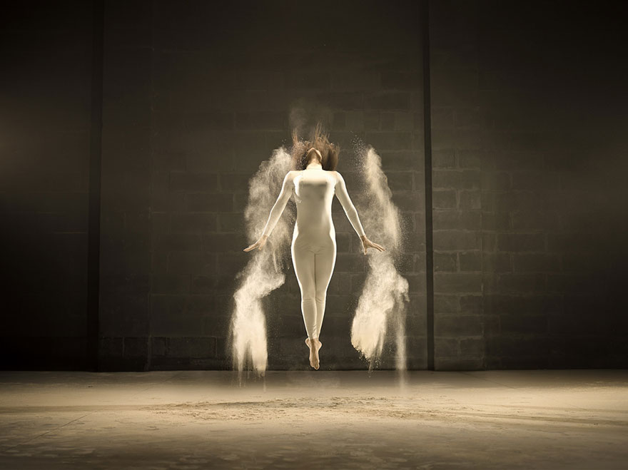 Photographer Freezes Dancer In Time As She Spins Through Clouds Of Powder
