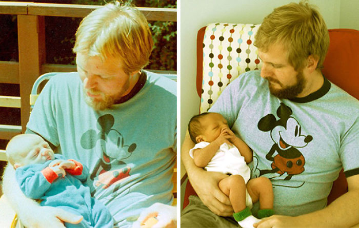 Father And Son With Their Sons