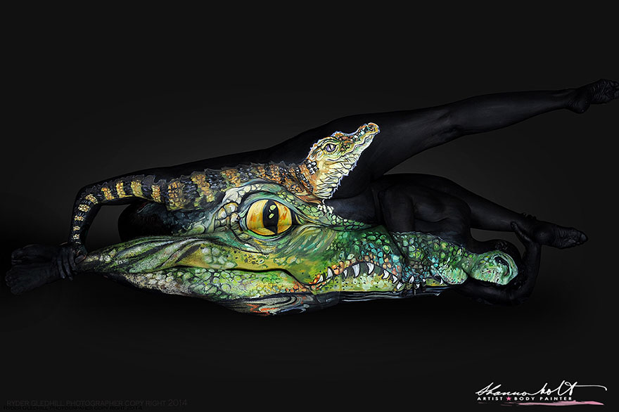22 Masterful Body Paintings That Disguise Humans As 