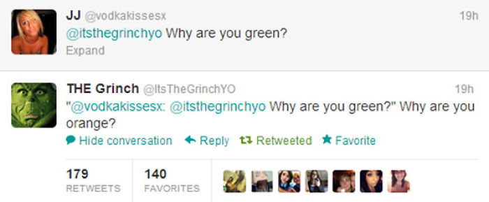 Twitter exchange between users showcasing one of the best comebacks with witty replies about colors.