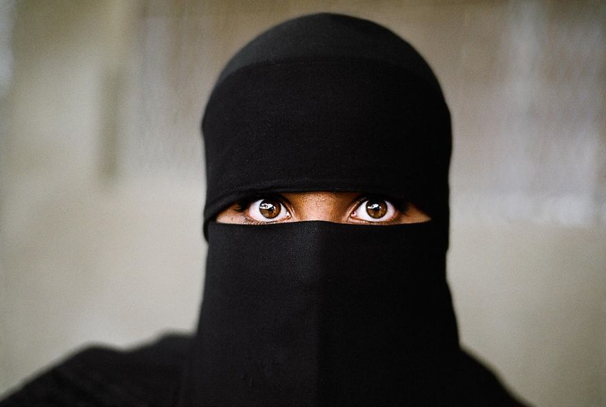 The Eyes That Speak - A Muslim Woman Wearing A Hijab