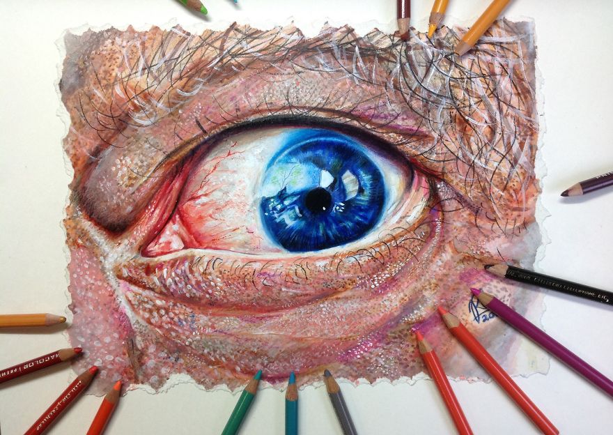 I Use Colored Pencils To Draw Realistic Pictures