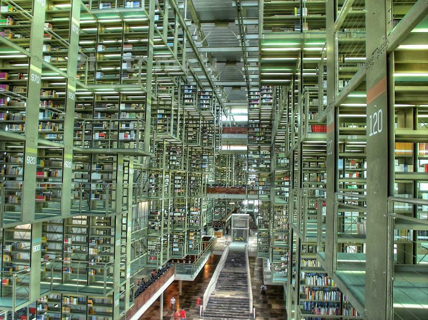 Vasconcelos Library In Mexico