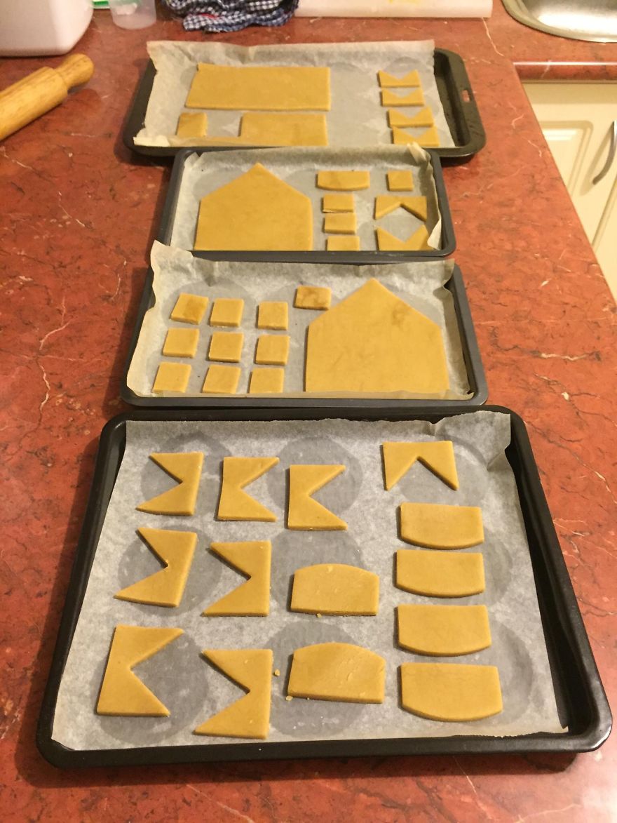 Gingerbread Houses (x7) And Gingerbread Sleighs (x2) For 2014!