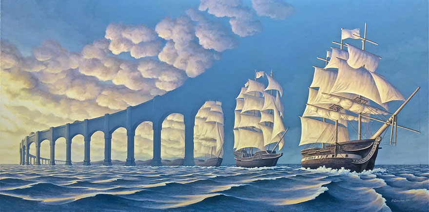 10 Mind-Blowing Optical illusion Paintings That Make You Look Twice
