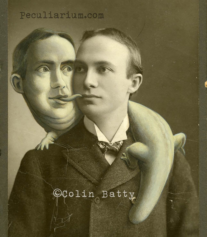Meet The Family: A Series Of Altered Cabinet Cards From 1900s
