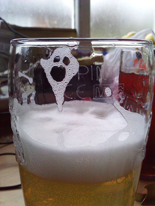 That's A Ghost In My Beer!