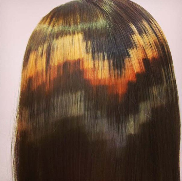 Pixelated Hair Is The Newest Cutting-Edge Trend