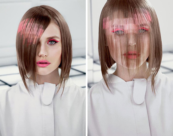 Pixelated Hair Is The Newest Cutting-Edge Trend