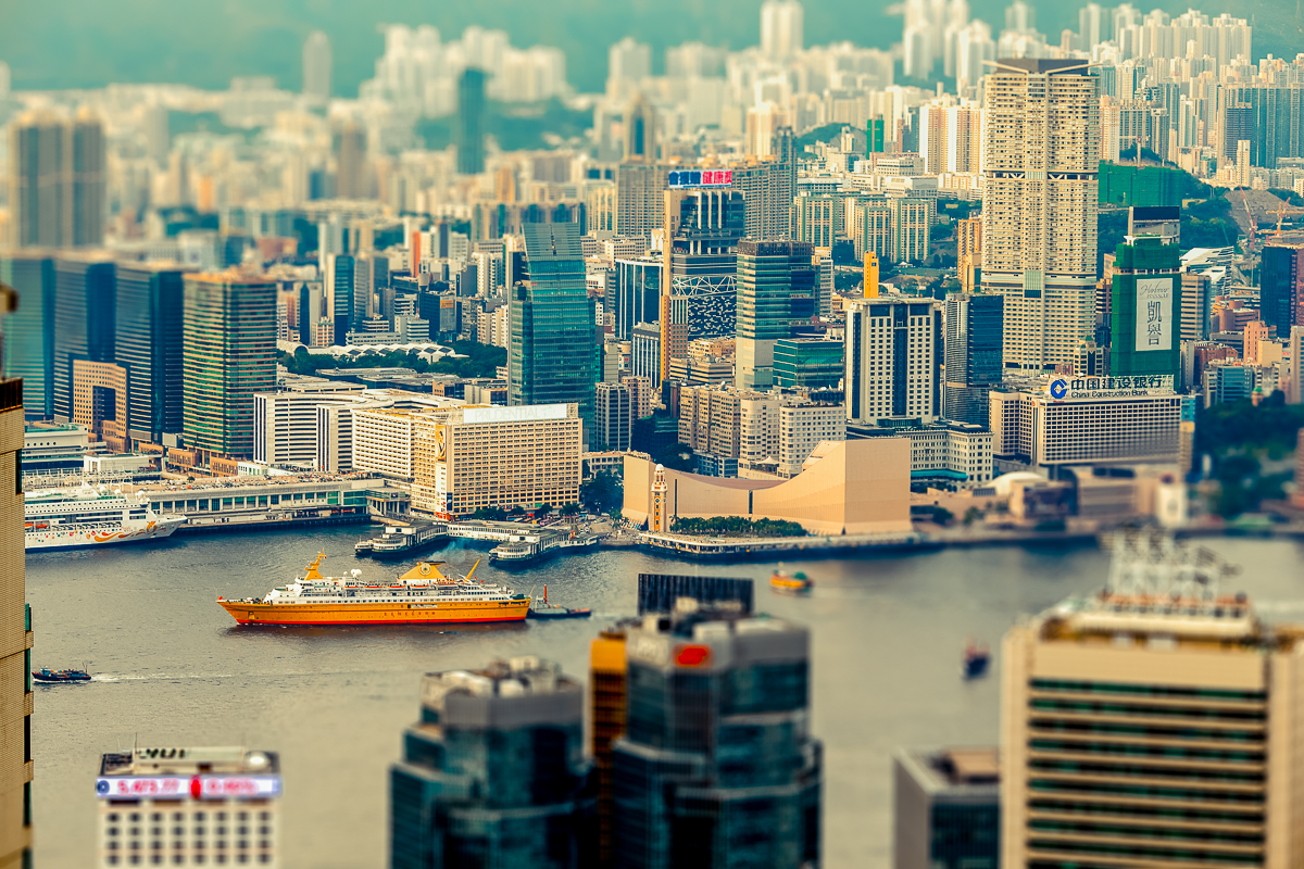 My Tilt-Shift Photos Make Hong Kong Look Like A Miniature Playset