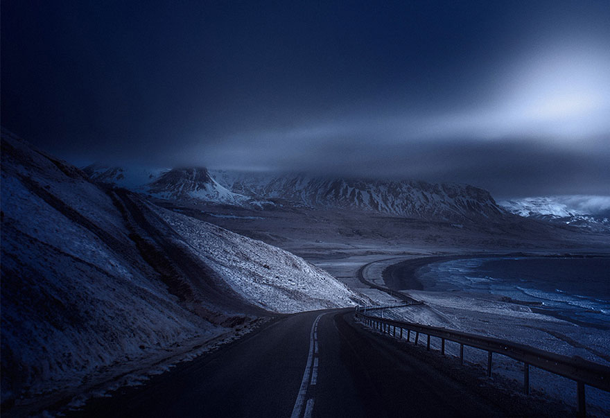 Photographer Captures Dark And Lonely Roads Around The World