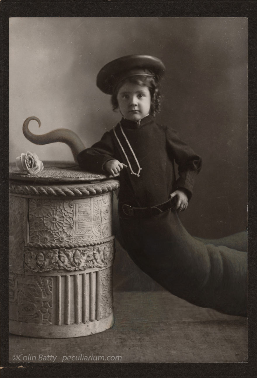 Meet The Family: A Series Of Altered Cabinet Cards From 1900s