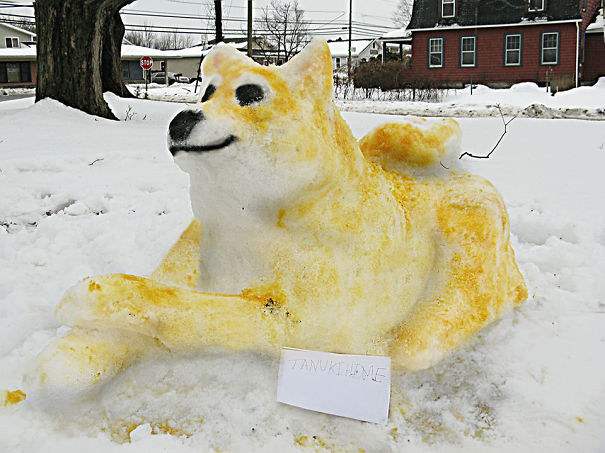 Much Dodge Snow Sculpture