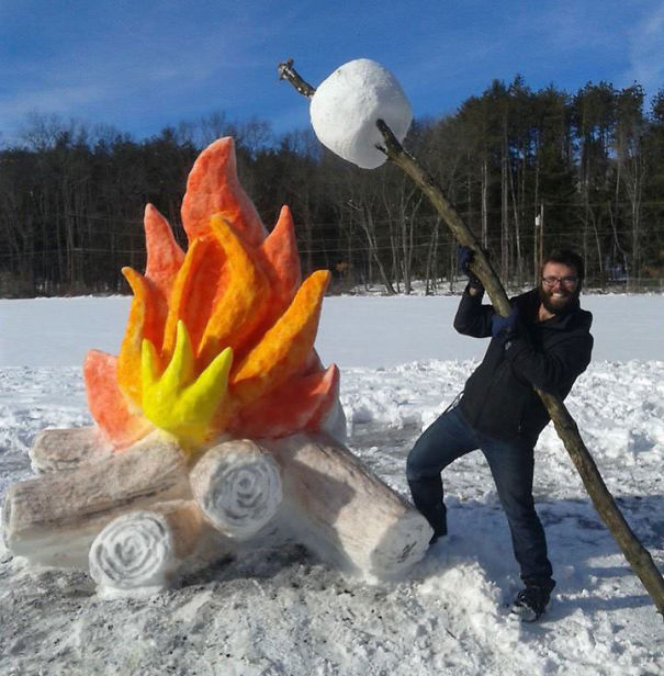106 People Who Have Mastered The Art Of Snow | Bored Panda