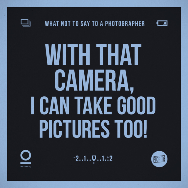 What NOT To Say To A Photographer