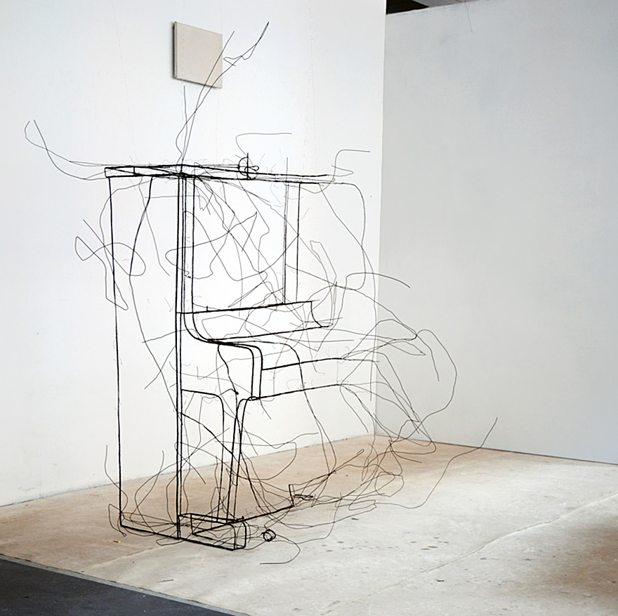 Piano Wire Sculpture