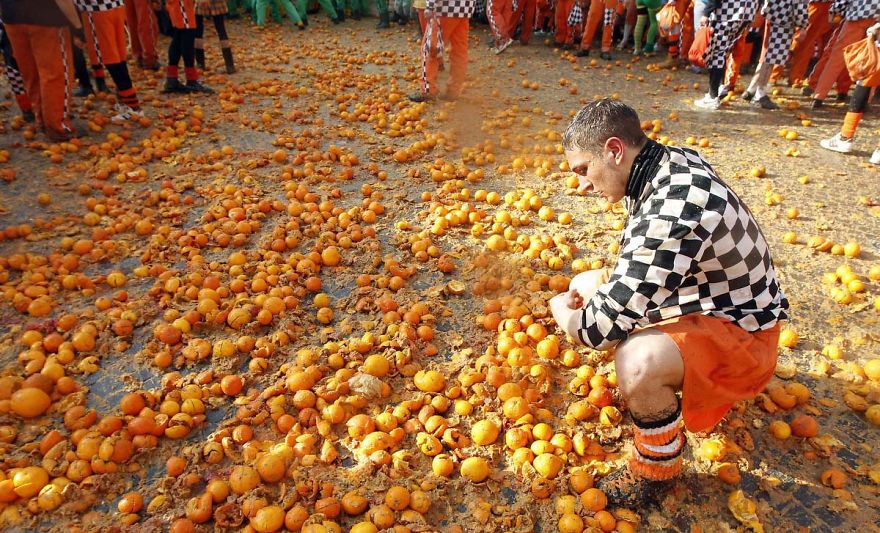 Battle Of The Oranges Festival (Italy)