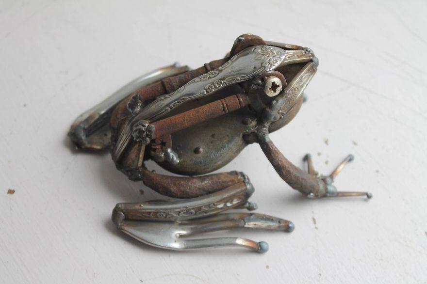 Scrap Metal Frog