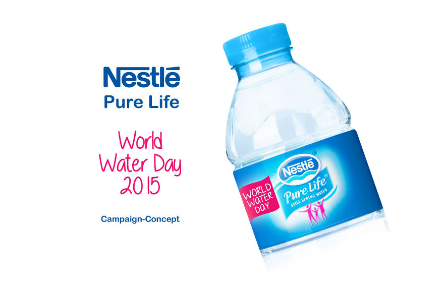 Nestlé Pure Life: World Water Day Bottle - Concept